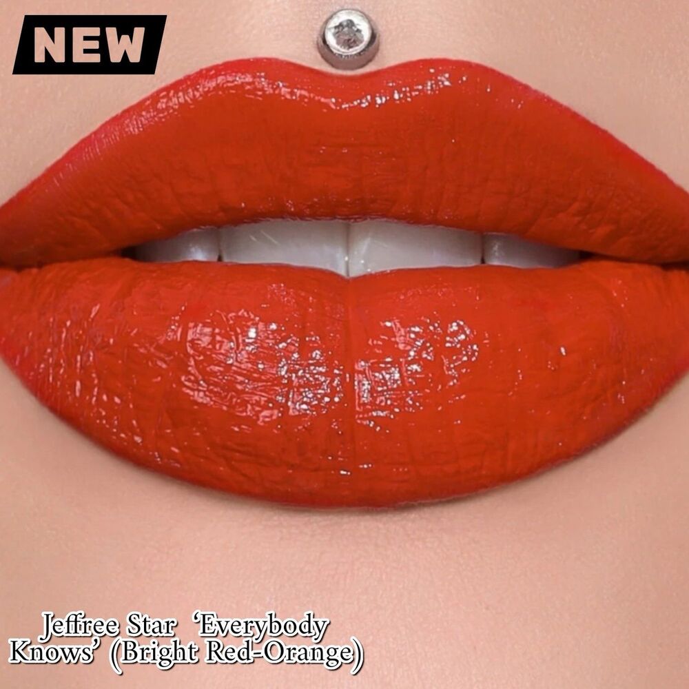 NEW NWT Jeffree Star Cosmetics – Supreme Gloss in ‘Everybody Knows’ (Bright Red-